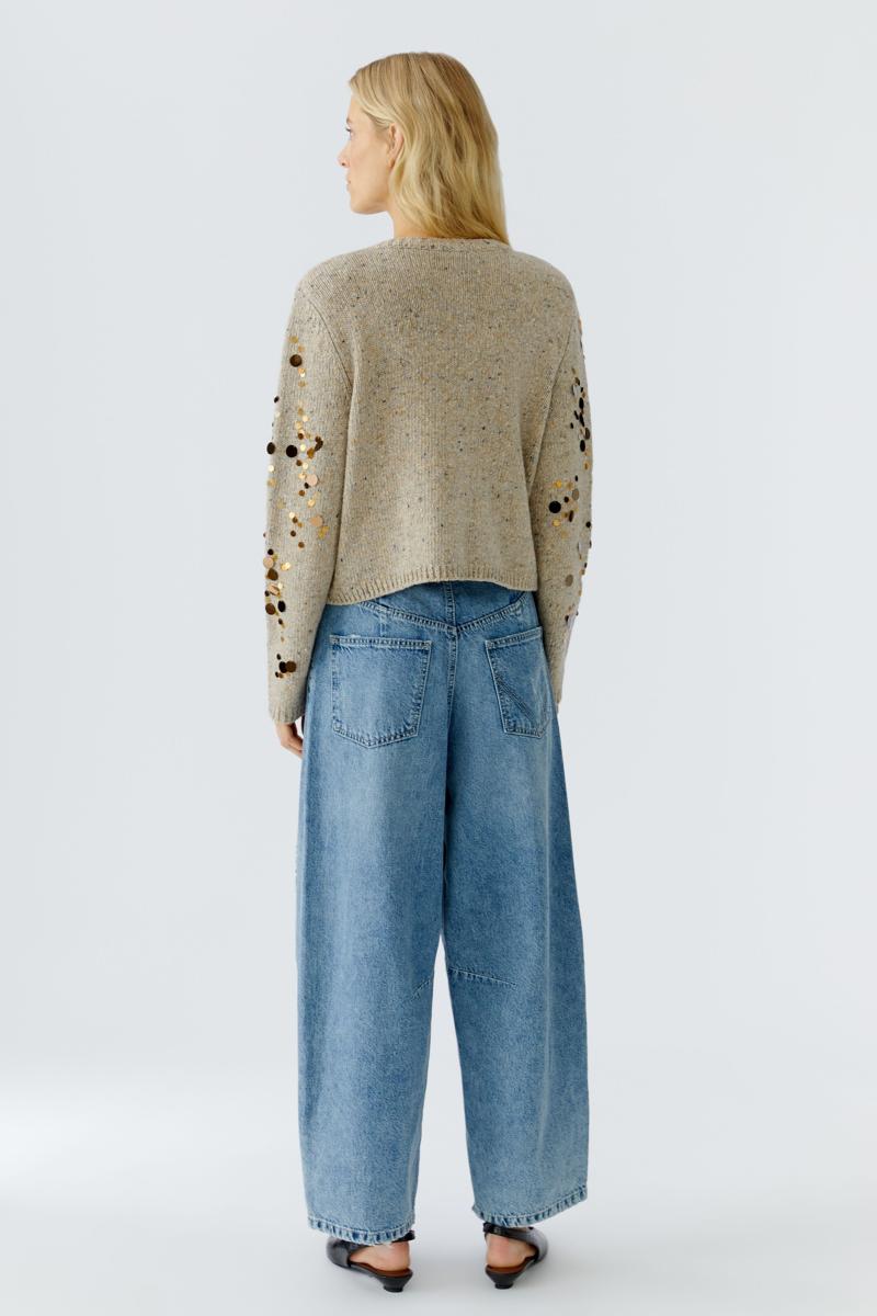 Oui Vest 0090797 Bruin 3