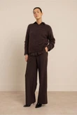 Studio Anneloes Pantalon Luz twill trouser Bruin 4