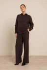 Studio Anneloes Pantalon Luz twill trouser Bruin 4