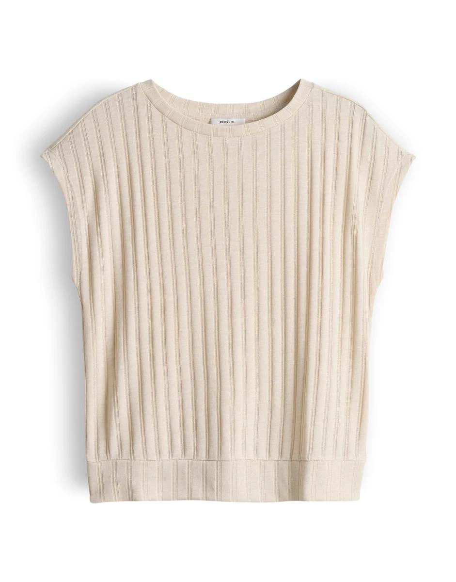 OPUS T-Shirt Sapino Beige 2