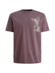 Cast Iron T-Shirt CTSS2605586 Paars 2