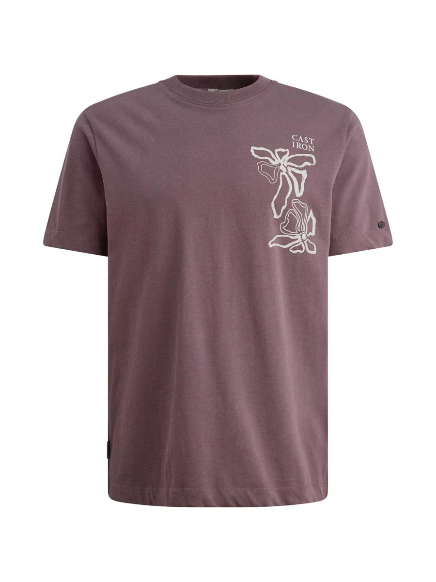 Cast Iron T-Shirt CTSS2605586 Paars 2