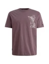 Cast Iron T-Shirt CTSS2605586 Paars 2