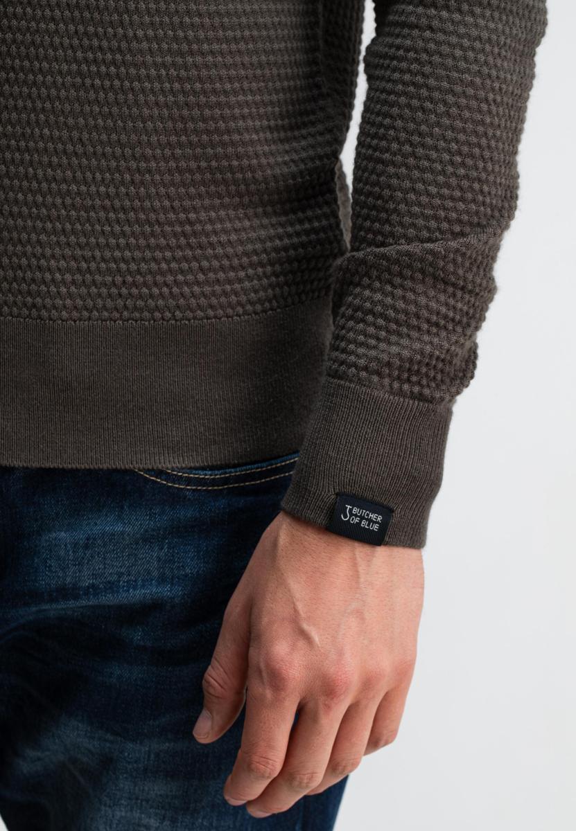 Butcher of Blue Trui M2526003 Bruin 6