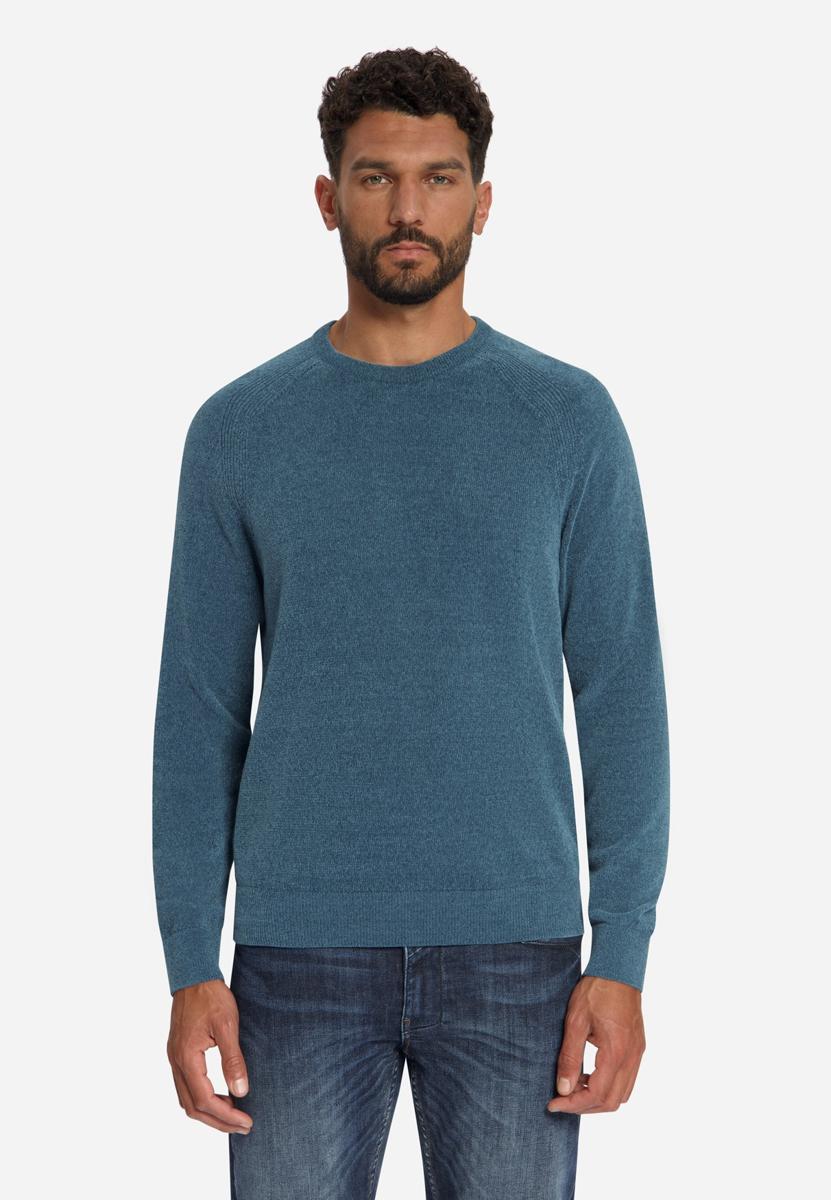 No Excess Trui 33210850SN Blauw 1