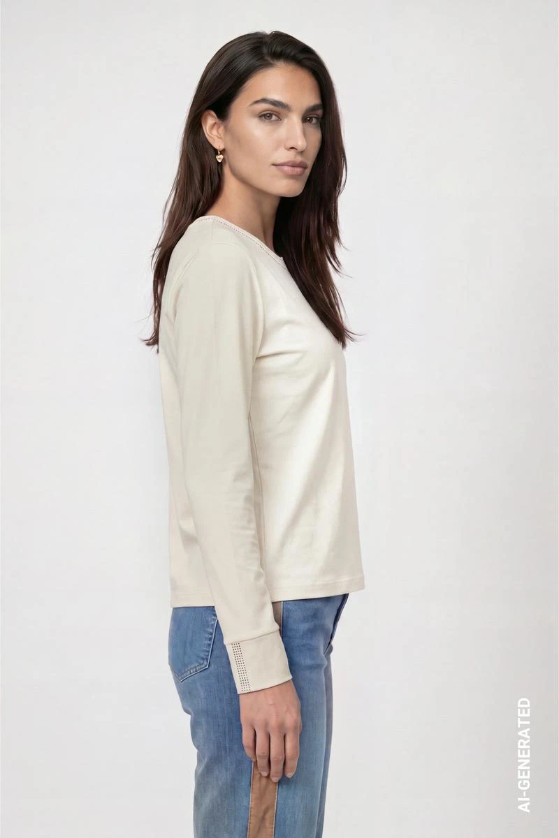 Monari Longsleeve 810053 Off-White 5