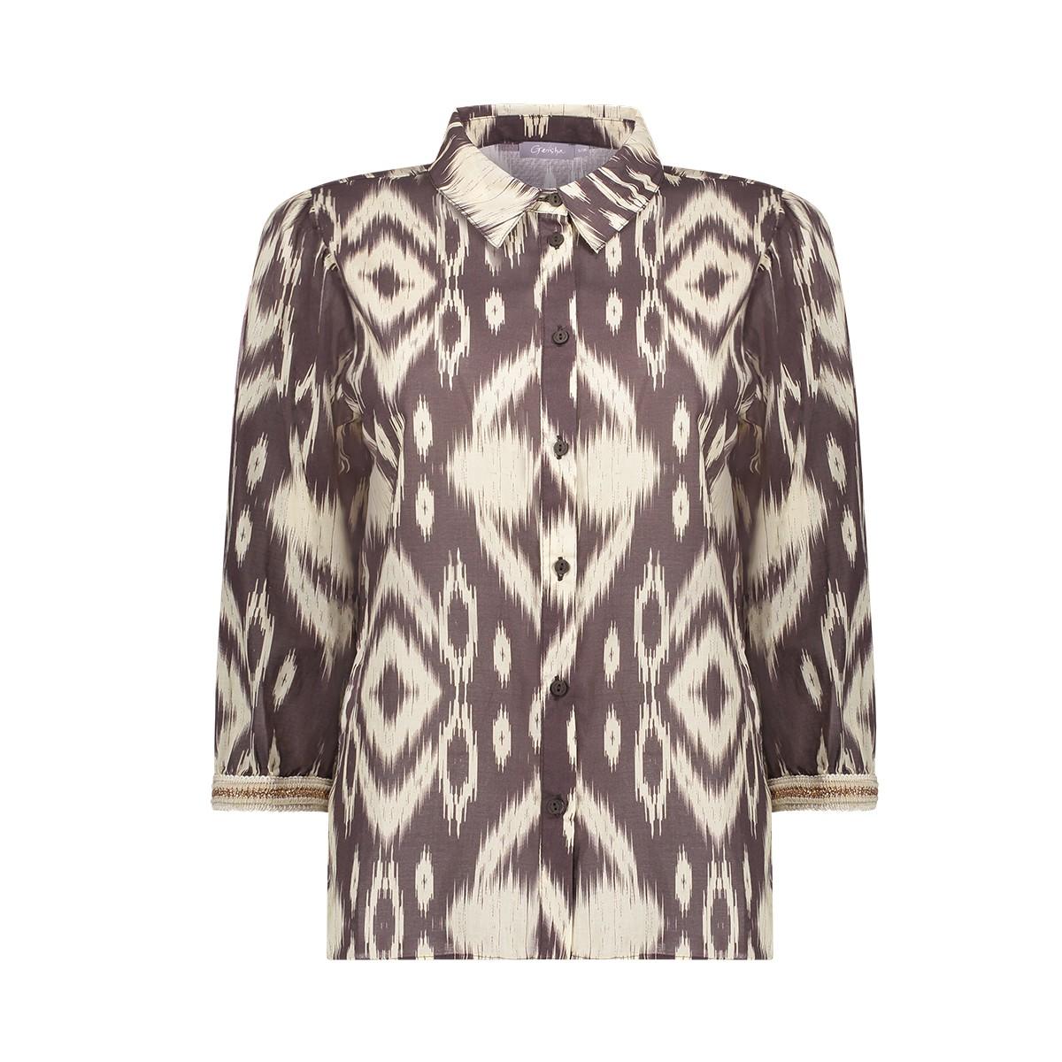Geisha Blouse 63465-20 Bruin 3