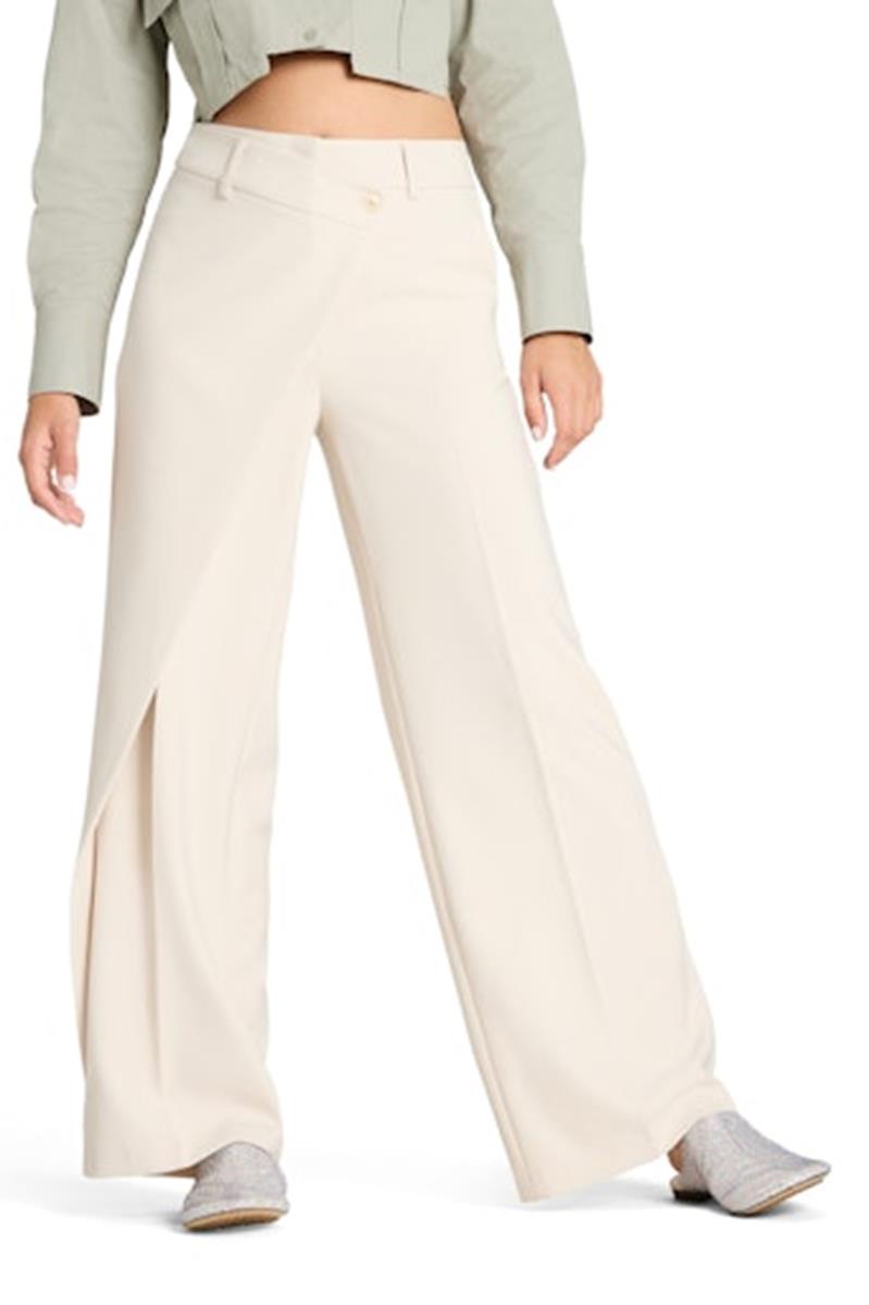 Cambio Pantalon Anais Wrap Front Off-White 1