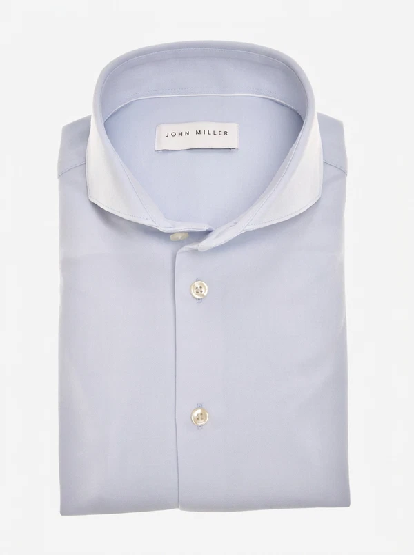 John Miller Overhemd 5142675 Blauw 1