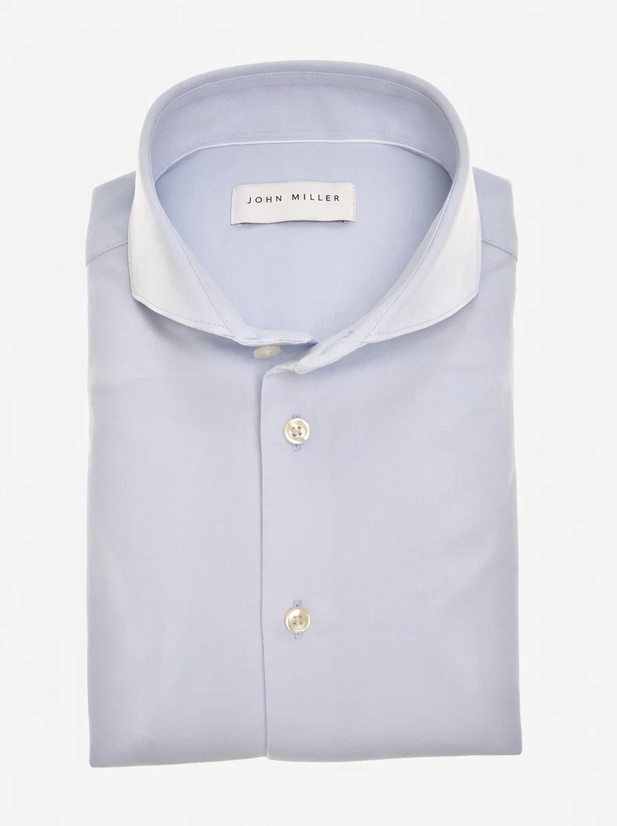 John Miller Overhemd 5142675 Blauw 1