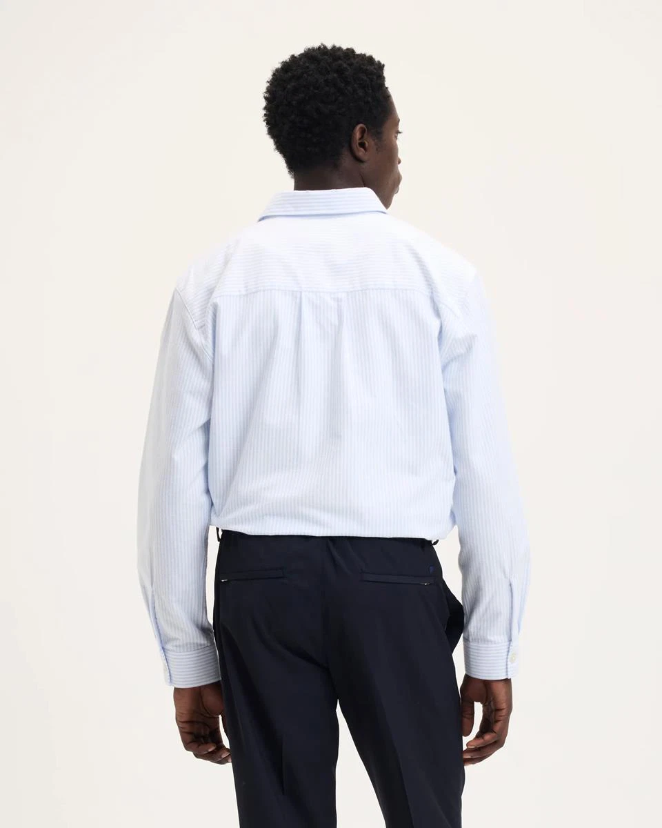 The GoodPeople Overhemd Soy Blauw 4