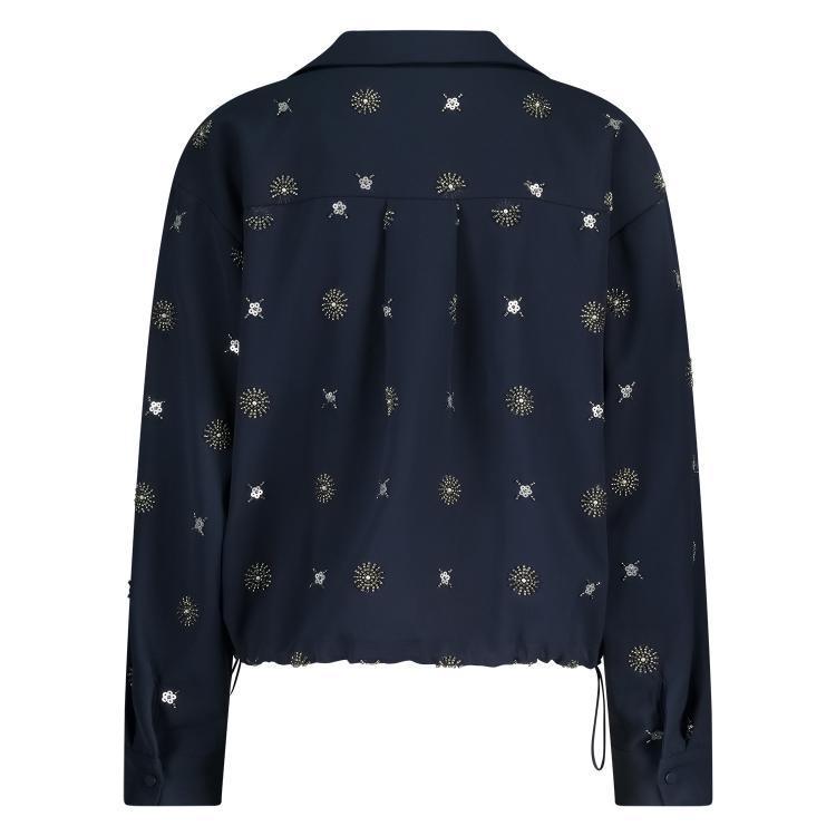 NUKUS Blouse Newport Blauw 2