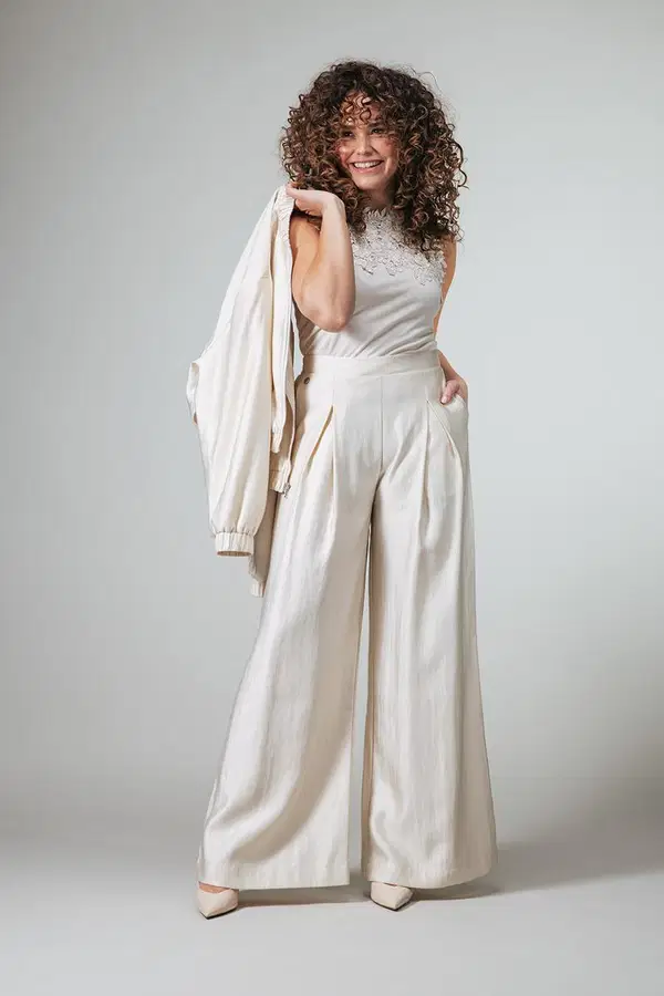 Label DOT Pantalon 2618020 Off-White 1