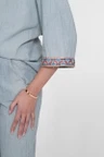 Geisha Blouse 63161-70 Blauw 5