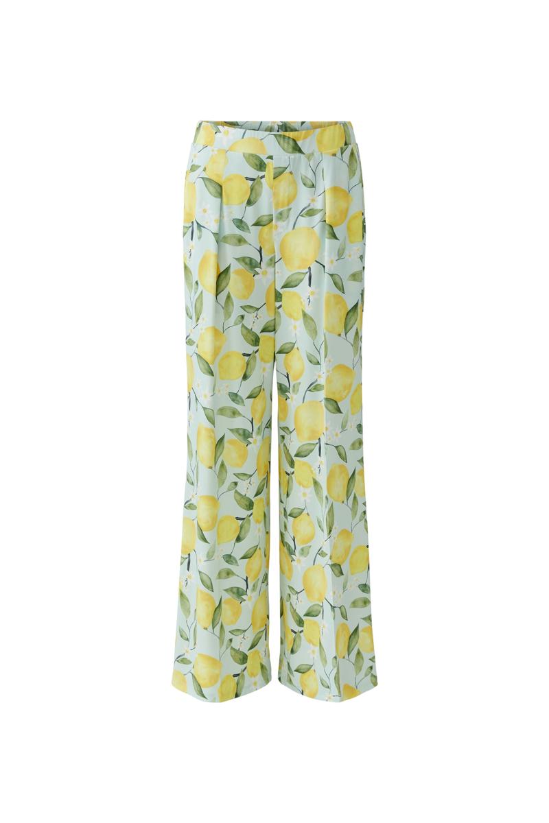 Oui Pantalon 0097593 Geel  2