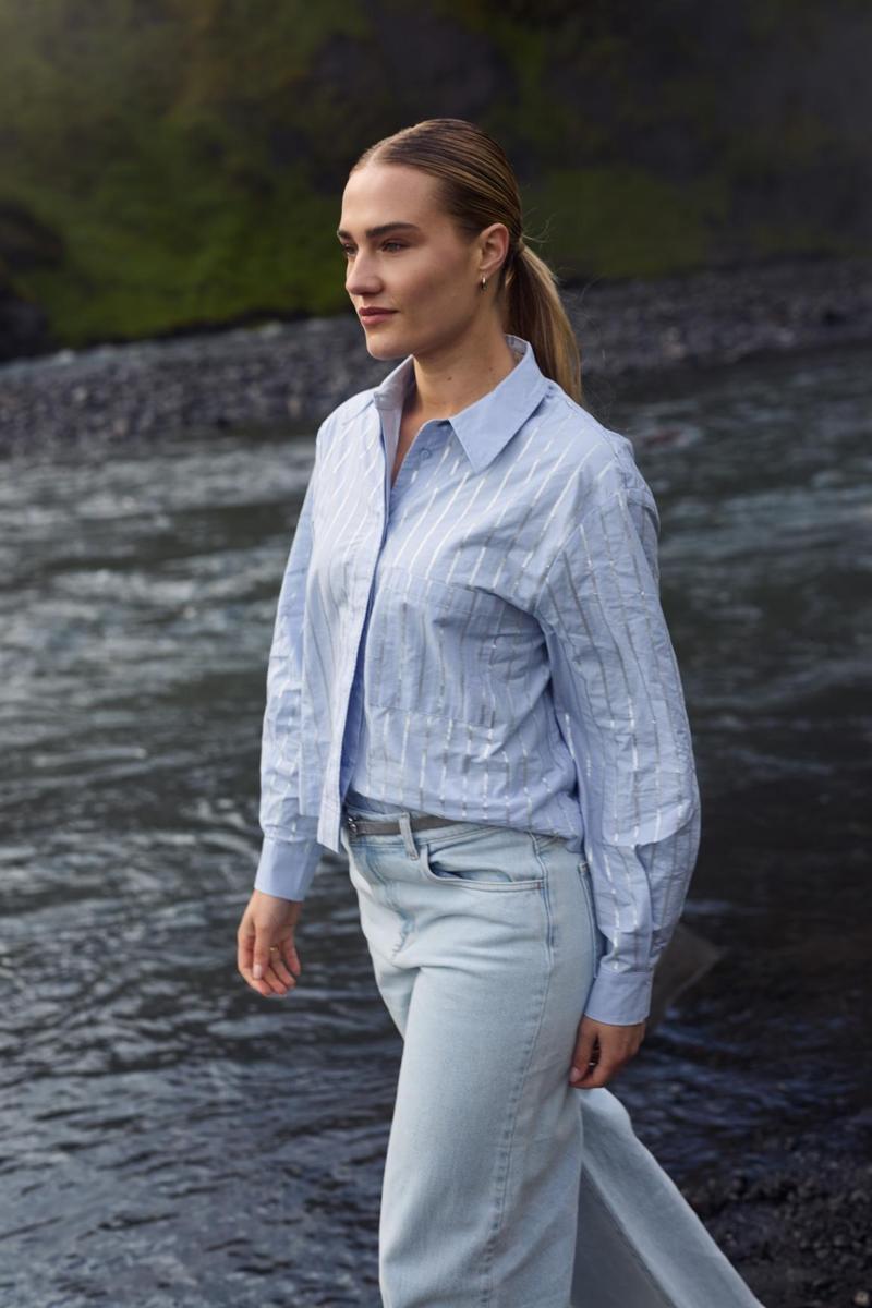 NUKUS Blouse NKF02000 Blauw 1