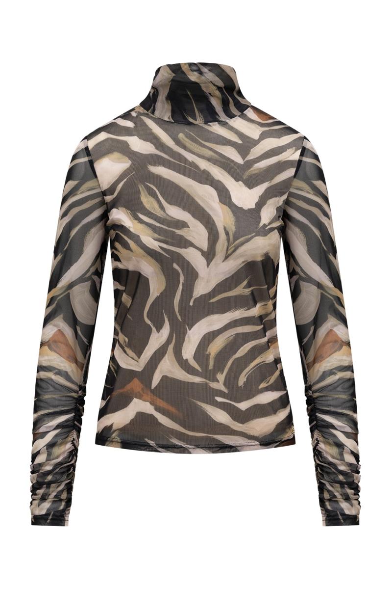 Label DOT Longsleeve Mirella Taupe 2