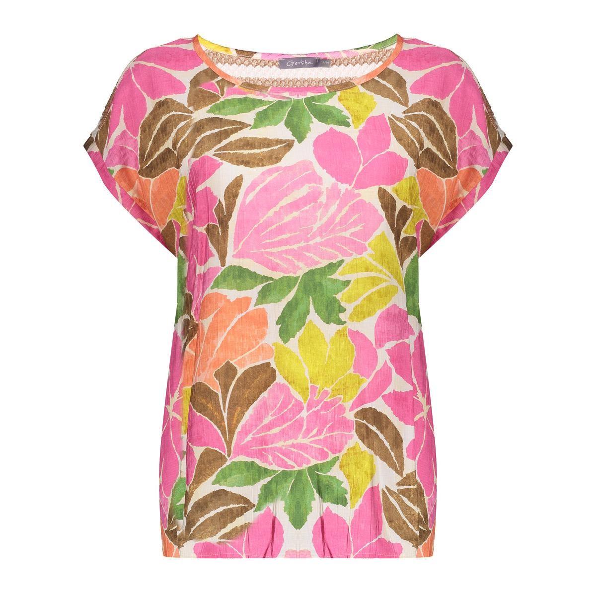 Geisha T-shirt 63284-20 Roze 2