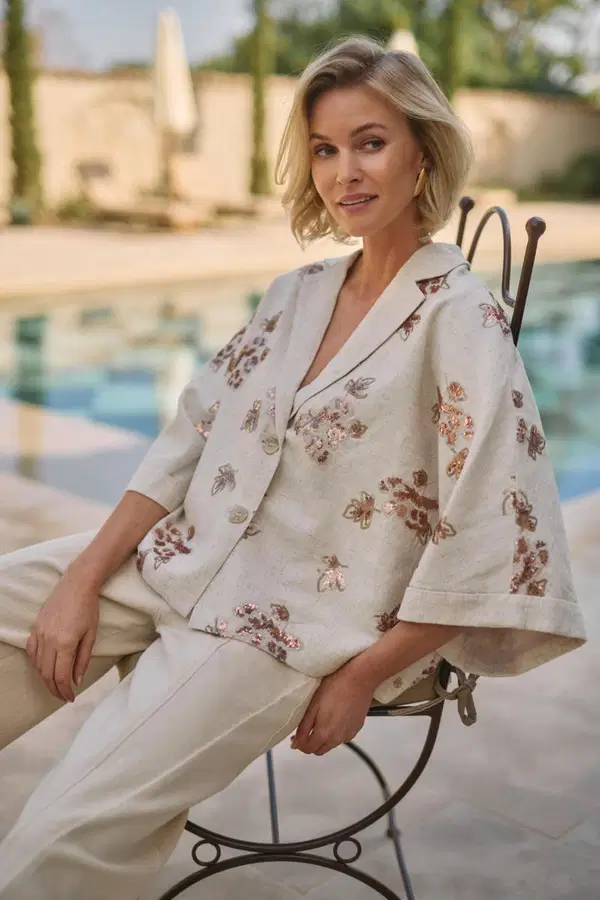 NUKUS Blazer Bregje Beige 1