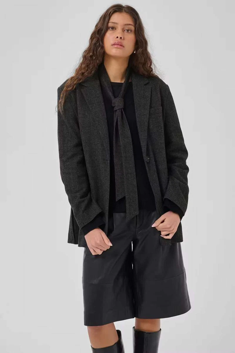 My Essential Wardrobe Blazer Layla Grijs 1