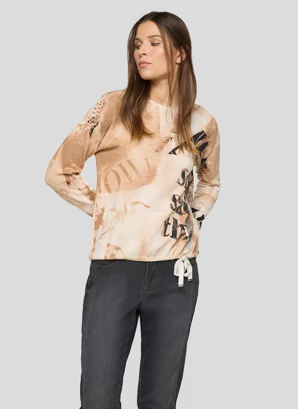 Rabe Longsleeve 56-115605 Beige 1