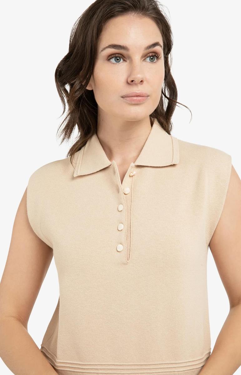 YAYA Top 01-000572-603 Beige 5