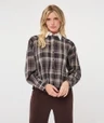 EsQualo Blouse F26.28512 Bruin 1