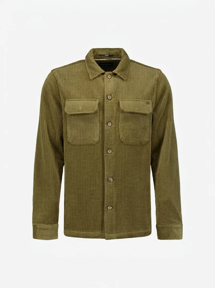 No Excess Overshirt 33510826SN Groen 1