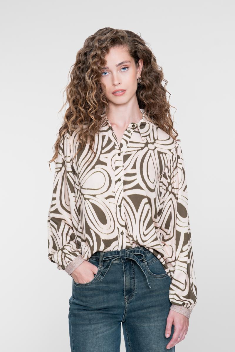 Geisha Blouse 63940-20 Groen 1