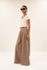 By-Bar T-Shirt Momi Linnen Top Off-White 5