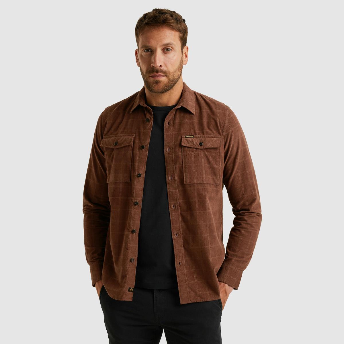 PME Legend Overhemd PSI2509242 Bruin 3