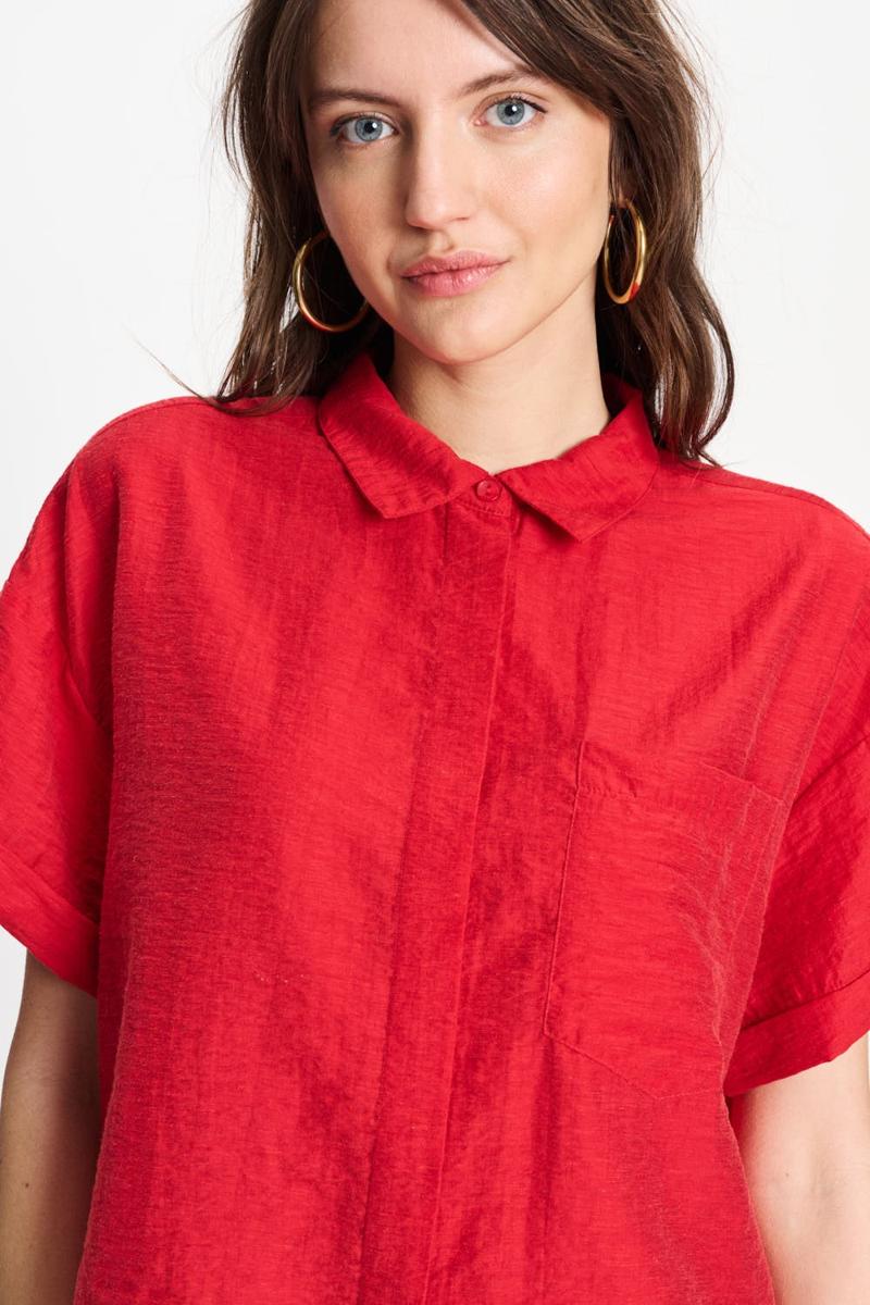 POM Amsterdam Blouse SP9582 Rood 2