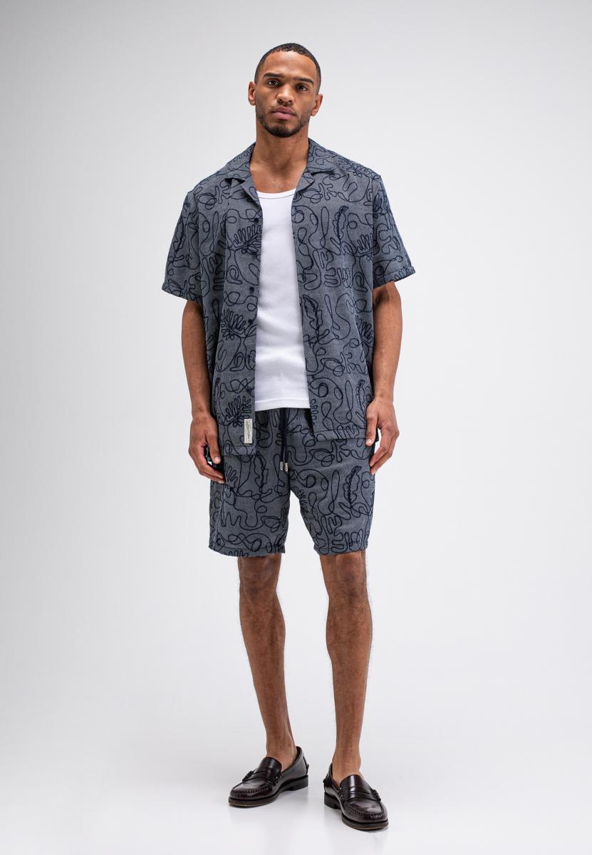 Butcher of Blue Overhemd M2614085 Blauw 3
