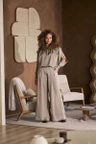 Label DOT Pantalon 2628030 Taupe 1