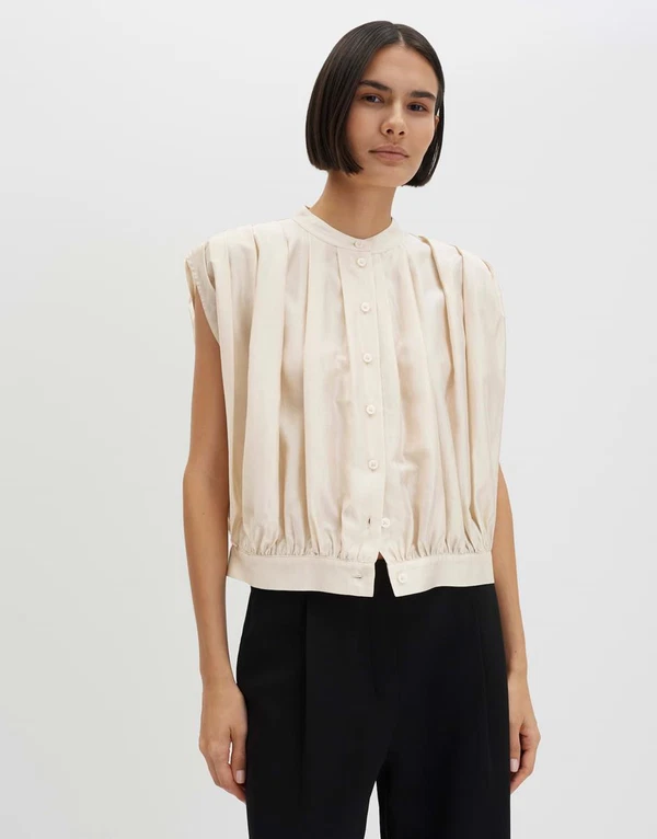 SOMEDAY Blouse Ziola Beige 1