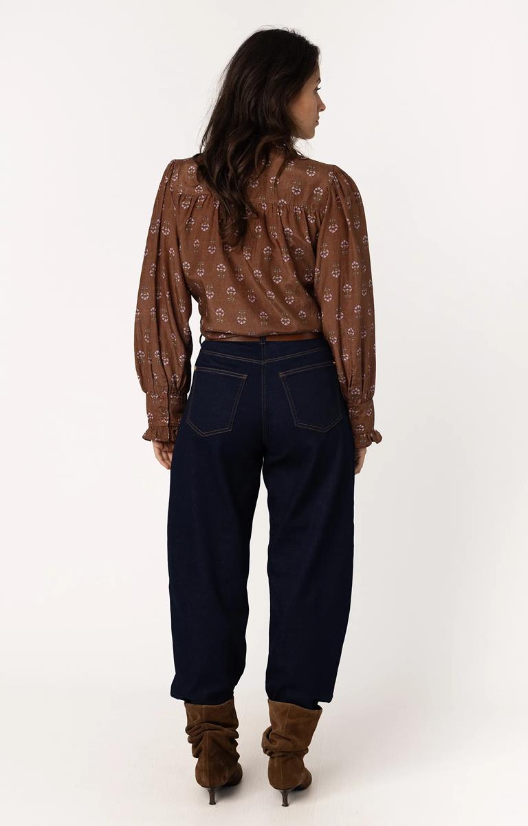 Anna Blouse 43a05-03830D Bruin 3