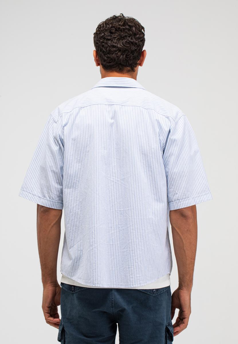Butcher of Blue Overhemd M2614013 Blauw 5