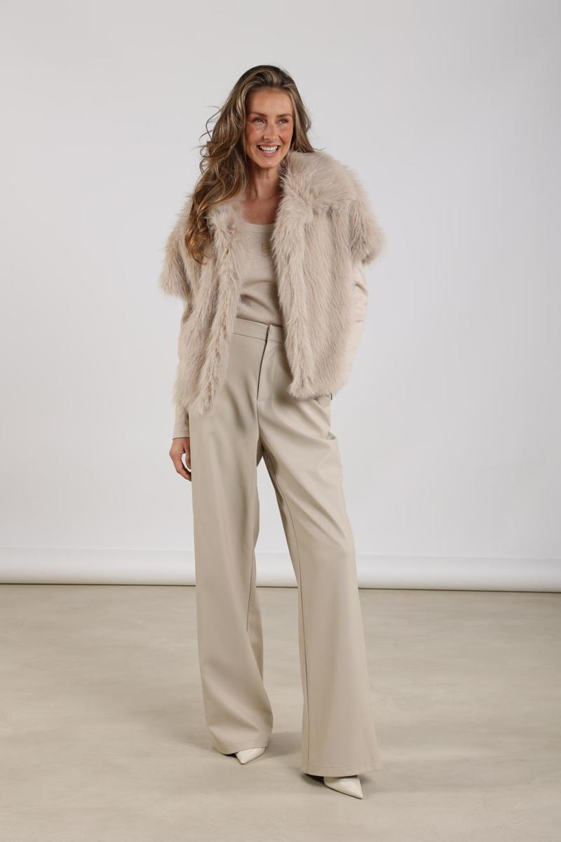 NUKUS Pantalon Fenna Beige 6