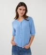 EsQualo Vest SP26.07005 Blauw 1