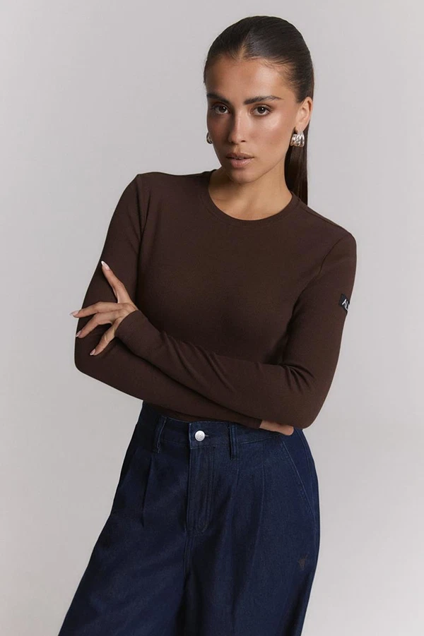 Alix The Label Longsleeve 2608870945 Bruin 1
