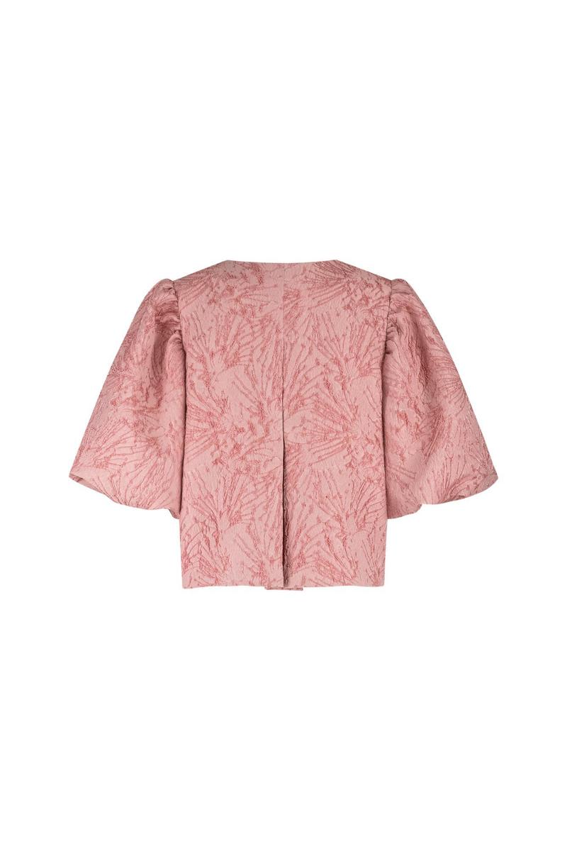 Studio Anneloes Blouse Hanne Jacquard Roze 3