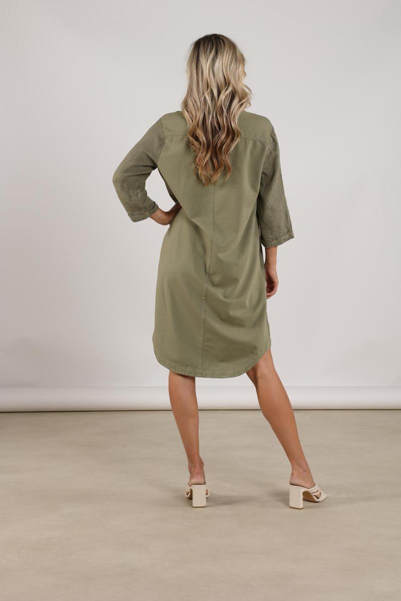NUKUS Jurk Kate Groen 3