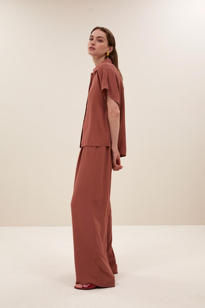 By-Bar Blouse Barley Viscose Bl Rood 6