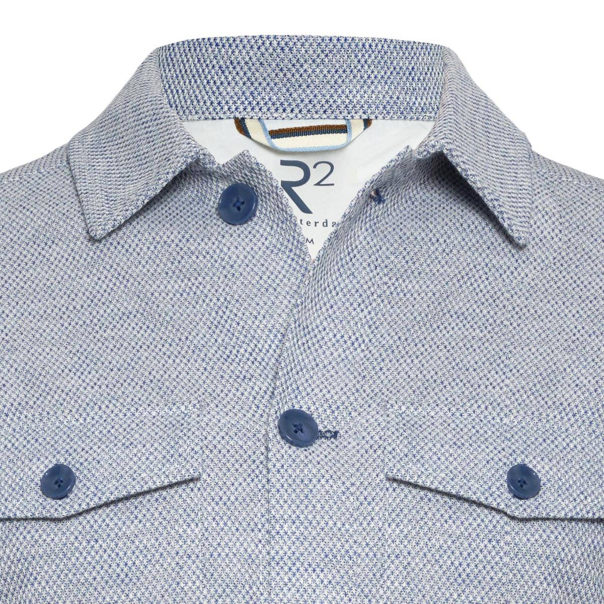 R2 Amsterdam Overshirt 132.OVERSHIRT.001 Blauw 2