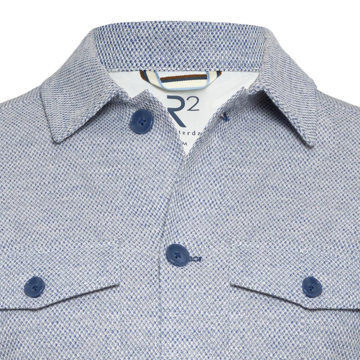 R2 Amsterdam Overshirt 132.OVERSHIRT.001 Blauw 2