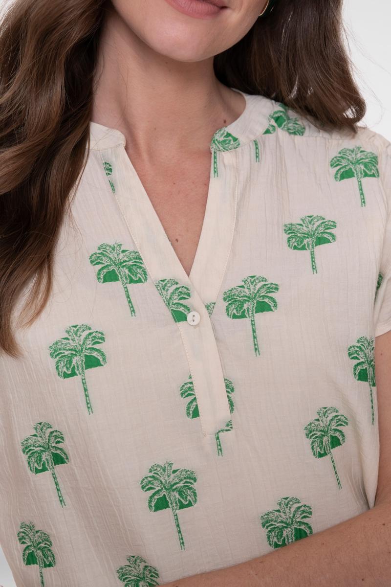 Geisha Blouse 63291-20 Groen 4