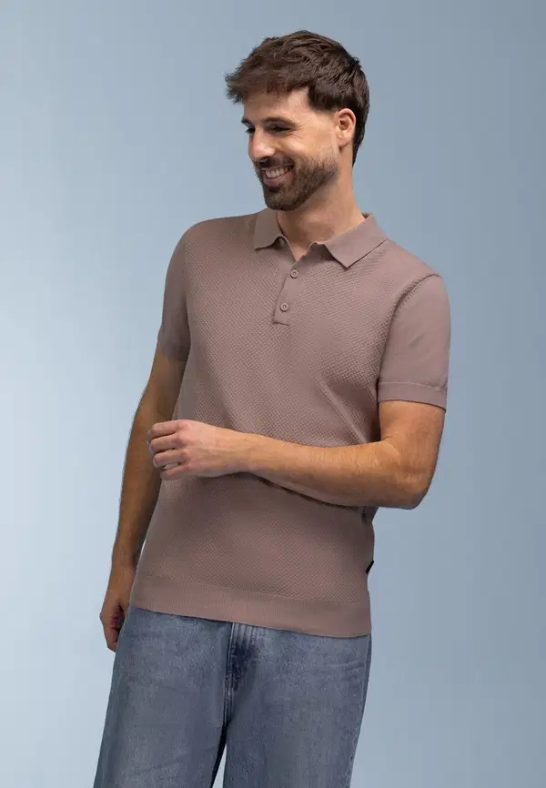 BlueFields Polo 47136059 Grijs 1