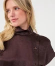 EsQualo Blouse F26.05545 Bruin 2