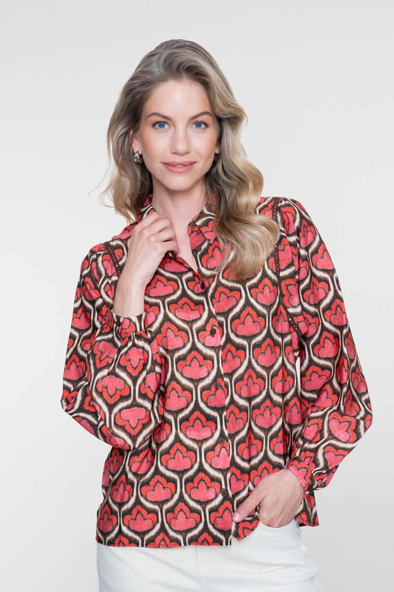 Geisha Blouse 63641-20 Rood 1