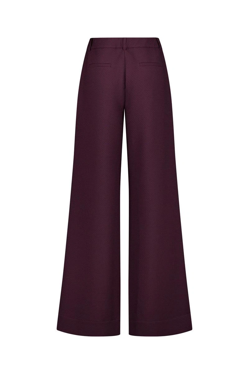 Studio Anneloes Pantalon Alexie Waffle Paars 3